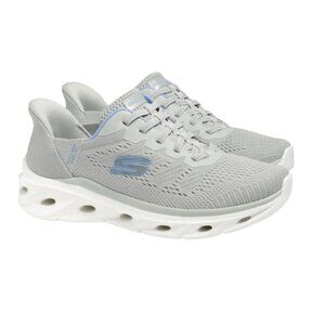 Skechers Women's Glide Step Sneaker Gray 7.5